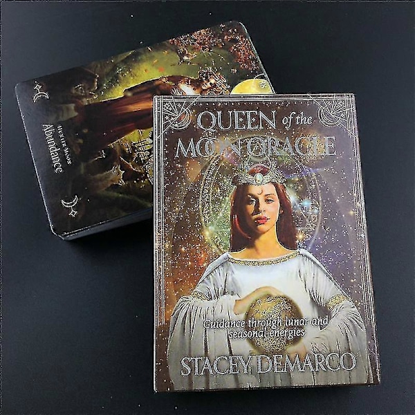 Kuuma myynti Queen Of The Moon Oracle -kortit Lautapelit Tarot-kortit 52 kpl Ts43