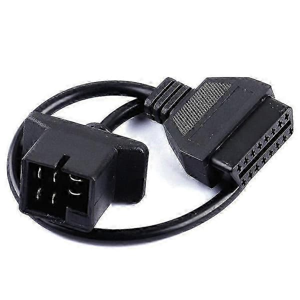 OBD til OBD2 6-pinners sjekk motoradapterkabel for Chrysler, Jeep, Dodge