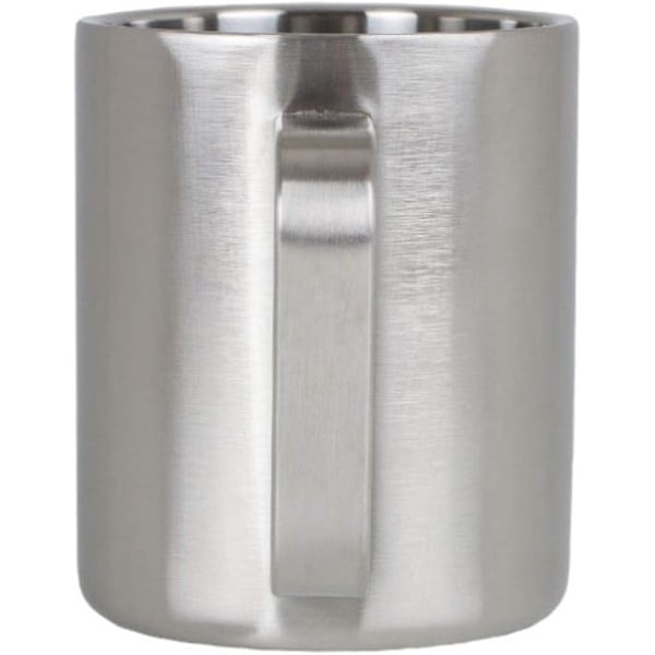Campingkop i rustfrit stål, Unisex, Sølv, One Size