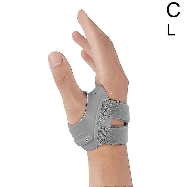 Tummskena Ledstöd Tumsplint Stöd för Artros Smärtlindring Gray Right Hand L