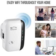 WiFi Range Extender og Repeater – Signalforstærker med Repeater/AP-tilstande og WPS-funktionalitet