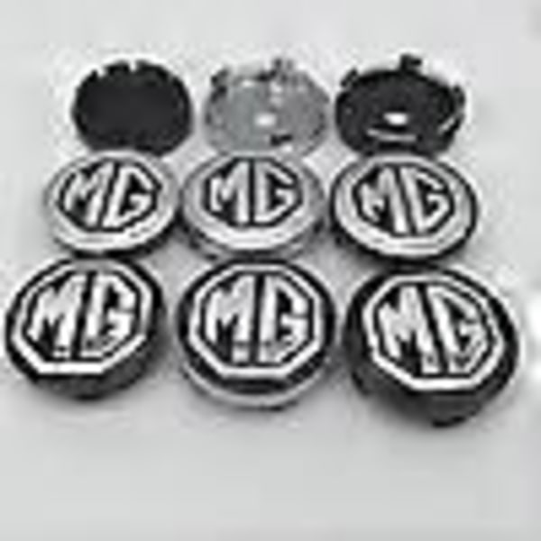 4 Pak Mg Logo 56mm 60mm Bil Hjul Centerkapsel Navkapsel Resin Badge Sticker Styling Tilbehør