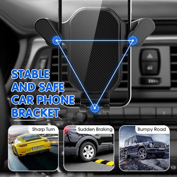 Universal Bil Mobiltelefon Hållare 360 ​​Rotation Luftventil GPS Mou