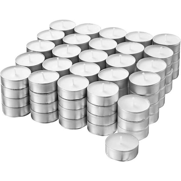 Ljus, vax, vit, 3,8 cm, 100 [Energieffektivitetsklass A]
