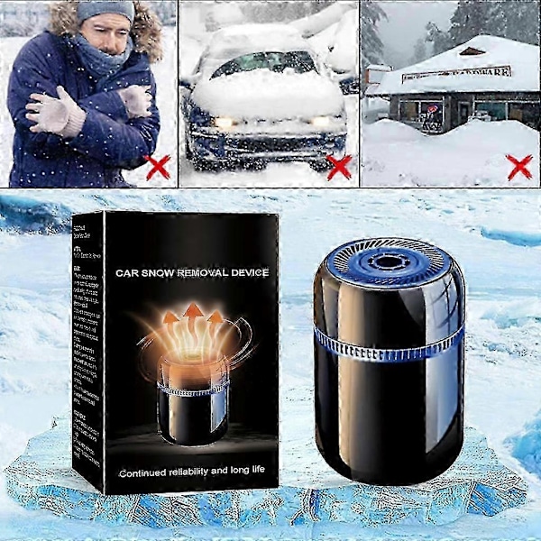 Elektromagnetisk Is Smelting Aviser Vinter Bilfrontrute Antifrys Snøfjerner