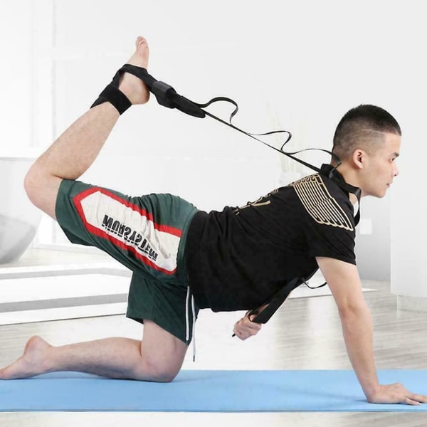 Yoga Ligament Stretching Bælte Strap Ben Træning Ankel Korrekt