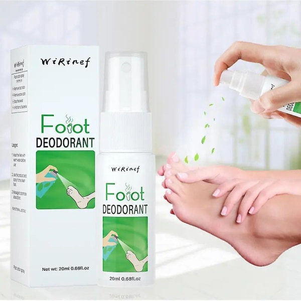 Foot Odor Spray, Foot Deodorant Spray Anti Cracking Remove Bacteria Peculiar Smell Foot Natural Deodorant Foot Spray