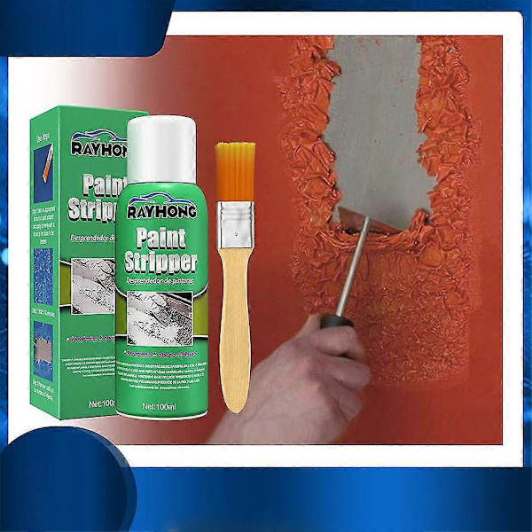100ML Bilmalingfjerner Metaloverflade Malingsfjerner Høj Effektivitet Bilnav Scratch Free Rengøring Malingsfjerner Stripping