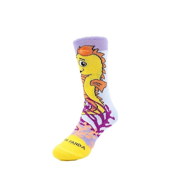 Sea Creatures Socks - Ocean Adventure (set om två) (åldrar 0-7) Multicolor Medium (Ages 5-7)