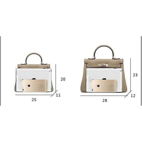 Äkta läder Kellly-väska, exklusiv och mångsidig presenthandväska, crossbody-väska