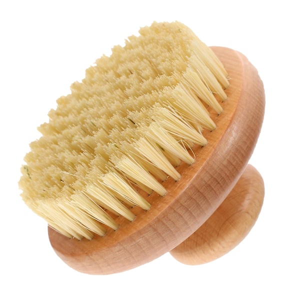 Badborste, kroppsskrubbborste, bekväm badborste, loofah-svamp, torr kroppsborste, kroppsexfolieringsborste