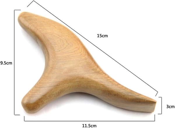 Lymfedrænage Paddle Træskraber Anti Cellulite Massageværktøj Dybvæv Triggerpunkt Massager