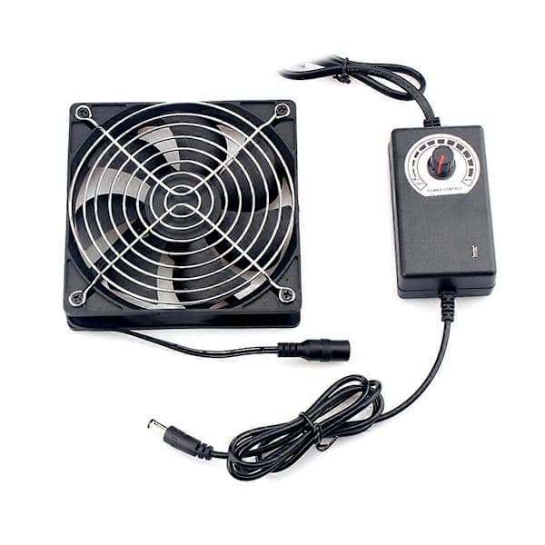 120mm 2700RPM blæser med controller, 12cm 12V BTC server chassis/workstation rack køleplade.