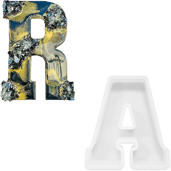 3D Alfabetform til Resin, A Bogstav 4-Tommer
