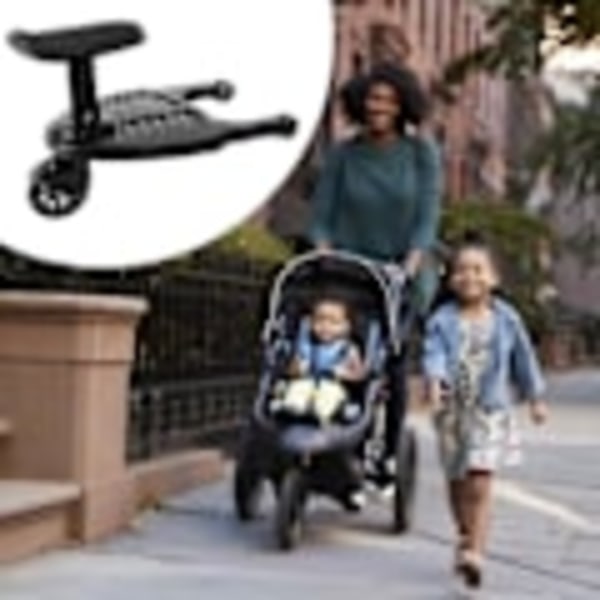 Universal 2-i-1 barnevognbrett med avtakbart sete Second Child Artefact Ride-On Stroller A