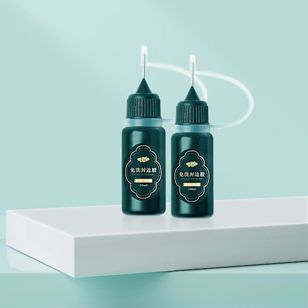 Neglekunst Lim, 10 ml Let at Bruge, Stærk Vedhæftning, Kompakte Rhinestone Dekorationer, Ingen Rengøring, Flydende Lim, Skønhedsartikler