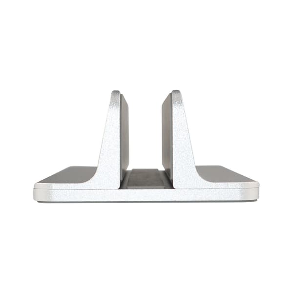 Vertikalt laptopställ, skrivbordsställ i aluminiumlegering, justerbar basstorlek.