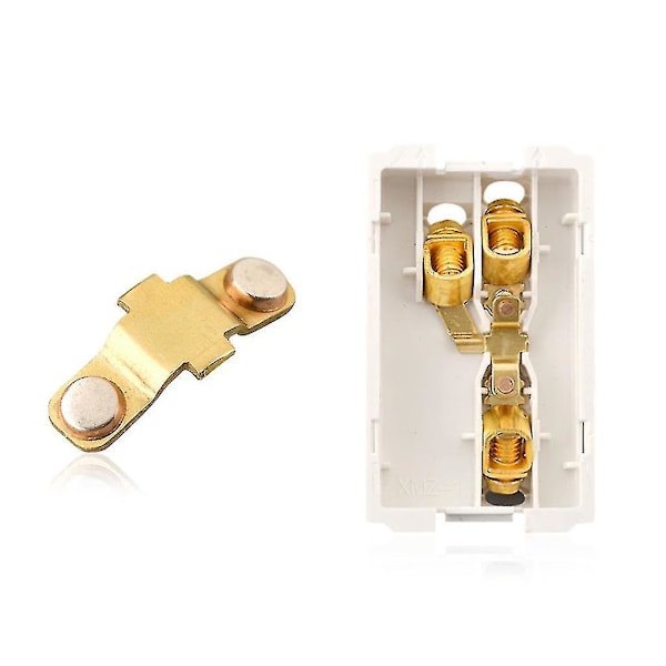 Multifunksjonell UK 13A Veggkontakt Trykknapp 2.1A Dobbel USB Ladeport Tre-hulls To-hulls Hjem
