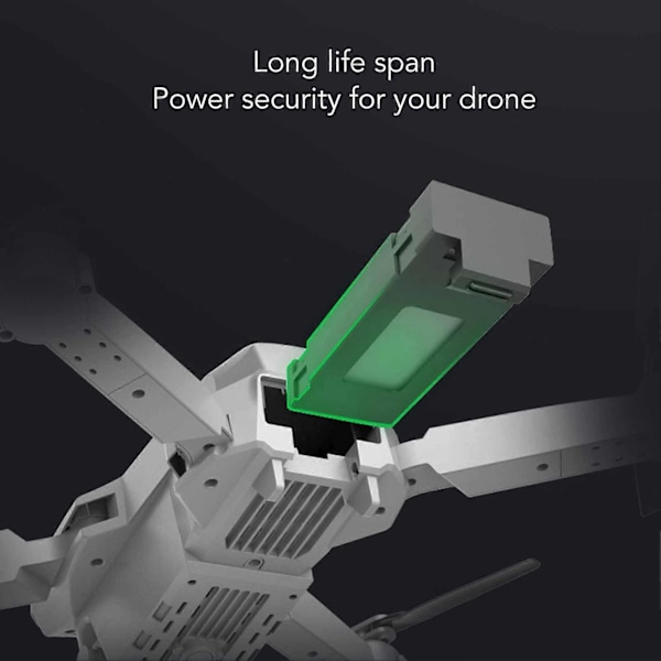 3.7V 1200mAh Litiumakku Kannettava Drone-akku 5 in 1 Latauskaapelilla E58 L800 JY019 RC-nelikopterin varaosalle
