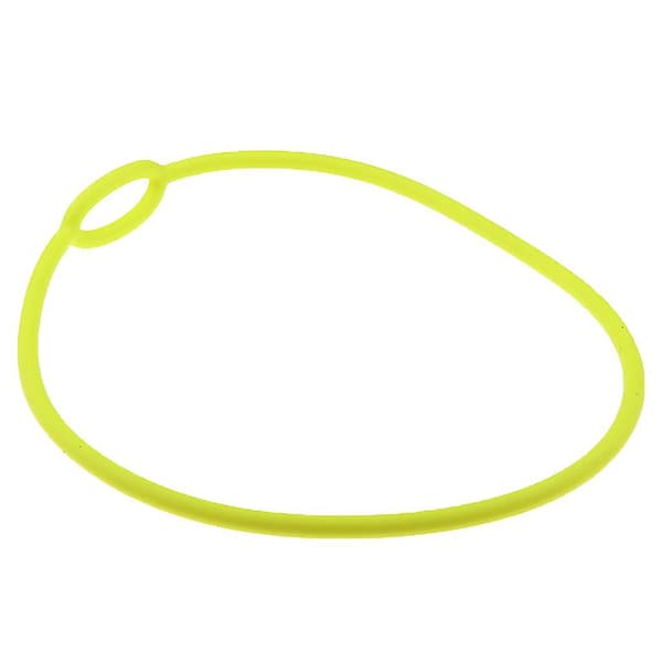 Sukelluksen Silikoninen Regulaattorikaulakorun Pidike Tarvikkeet 62cm Musta