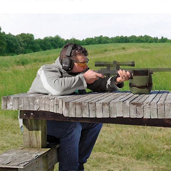 Rifle Sandbag foran og bak uten sand, hagletilbehør