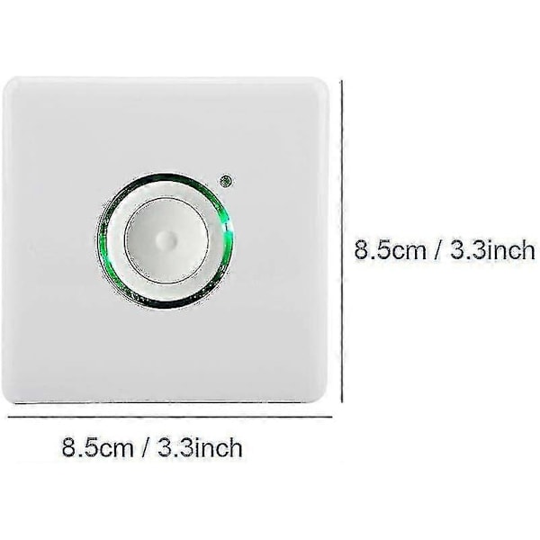2024 Ny Veggtimer - Ac110-250v Utendørs Led Touch Forsinkelsestimerbryter Med 16 Nivåer Forsinkelsesinnstillinger Og Digital Nedtellingstimer Avbruddsfunksjon