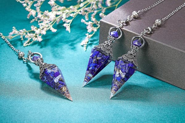 Chakra Krystal Pendul Hexagonal Reiki Healing Krystal Punkter Ædelsten Dowsing Pendul Til Spådom Scrying Wicca