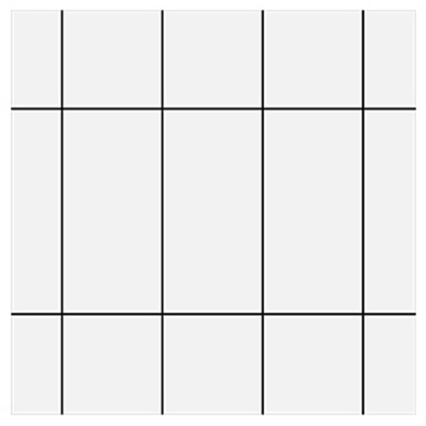 10 st köksplattor självhäftande väggdekaler Vertical Rectangular Tiles 20x20cm