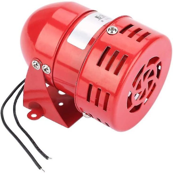 220v 120db kablet minisirene, rød metalmotoralarm Industriel lyd Elektrisk tyveribeskyttelse til hjemmekontor Butik Garagesikkerhed, Ms-190 sirenealarm