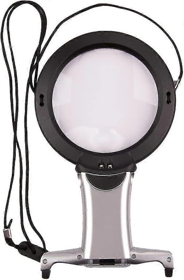 Håndfri LED-belyst halsforstørrelsesglas