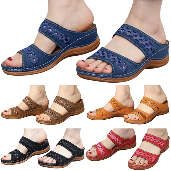 Dam Sandaler Mode Kilar Skor Sandaler Flip Flop Camel 40