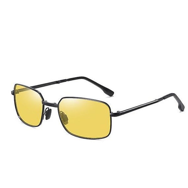 Menns metall polarisert farge skiftende sammenleggbare solbriller Mote solbriller Square Night Vision damebriller COLOR 6 Normal