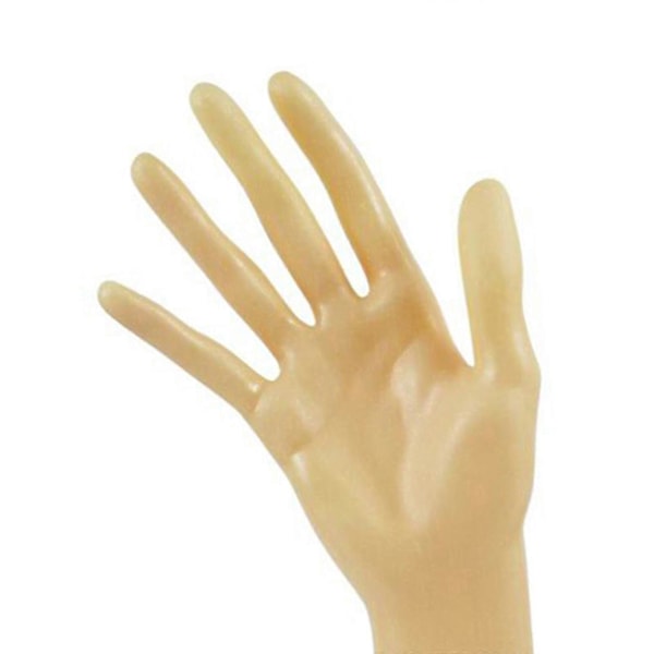Mannekeng Hånd Smykke Display Holder Støtte for Kjede Håndmodell Butikk Gul Yellow Skin Color