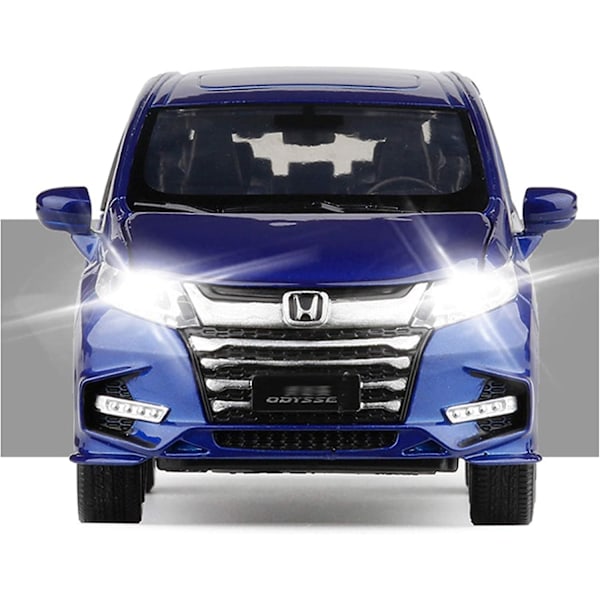DXZJ 1/32 Honda Odyssey -metallivalumalliauto, simulaatioääni, valo, vedettävä MPV-leluajoneuvo (Väri: 1)