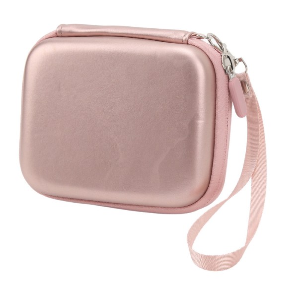 JFJC kamera beskyttelsesveske PU lær digitalkamera hardt etui for Mini EVO Link Liplay Blush Gold