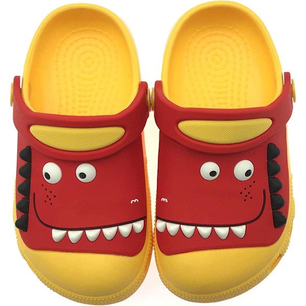 Børnehave Clogs Søde Sandaler Slides Småbørn Strand Pool Badesko med Skridsikker Sål (faktisk skos længde 15 cm)