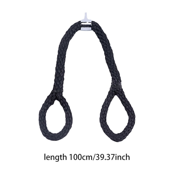 Tricepsrep Nylon Tricepsrep Fitness Assist Styrketräningsrep Kabelmaskinstillbehör för Hemmagym Överkropp Inomhus 100cm