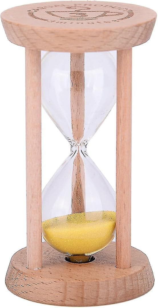 Mini Sandtimer - Træ Timeglas Timer Træ Malerværktøj Til Hjem Og Restaurant 3 Minutter