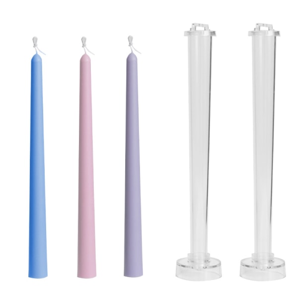 2-pak Taper Candle Form, Candle Body Forme til Candle 2-Pack