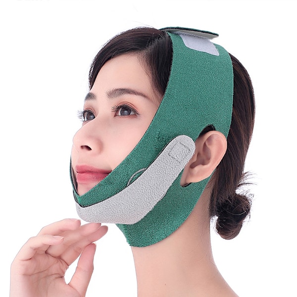 Ansiktslyftande liten V-formad ansiktsbandage skönhetsinstrument dubbelhaka mask ansikts skulptering ansiktsmassager V-formad ansikts artefakt varumärke