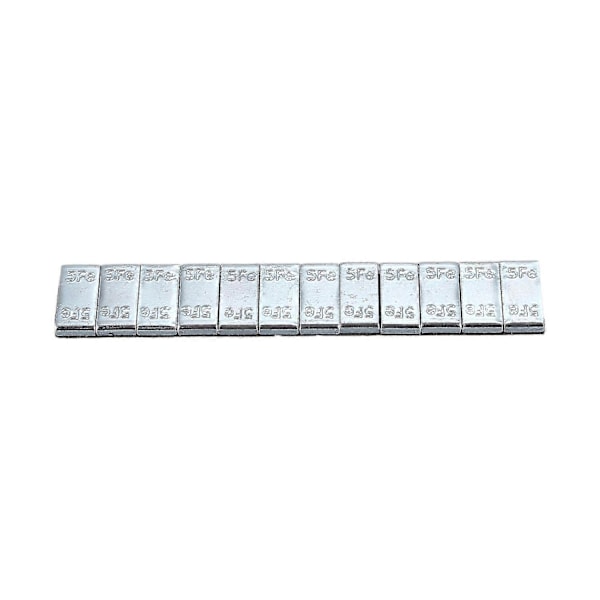 4x Selvklæbende Bil Lastbil Dæk Hjul Afbalanceringsvægte Strips 60g/2.1oz Sølv