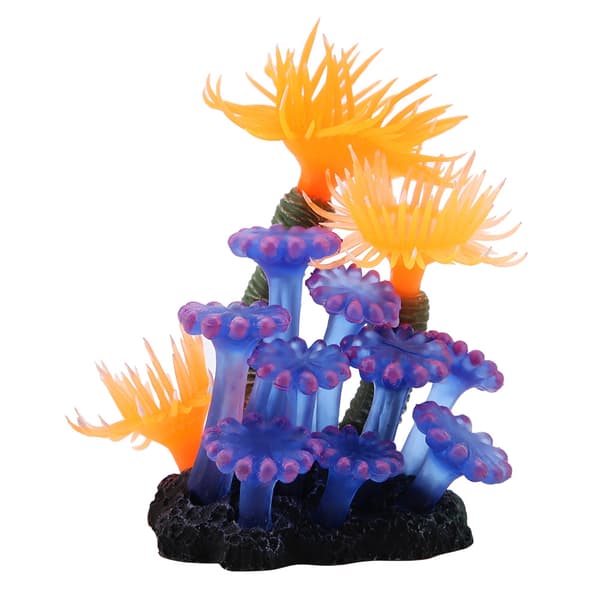 Akvarium Simulering Silikon Kunstig Korall Sjøanemone Akvarium Landskapsdekorasjon