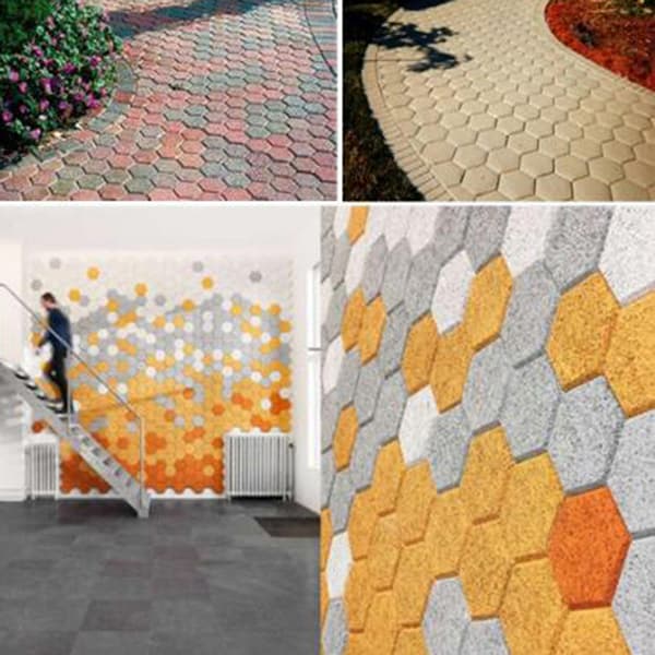 Trädgårdsbetongformar molds För DIY Plast Path Maker M