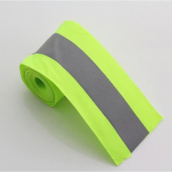 Reflekterande säkerhetsbandsväst Sy reflexband 5*3cm (grön)