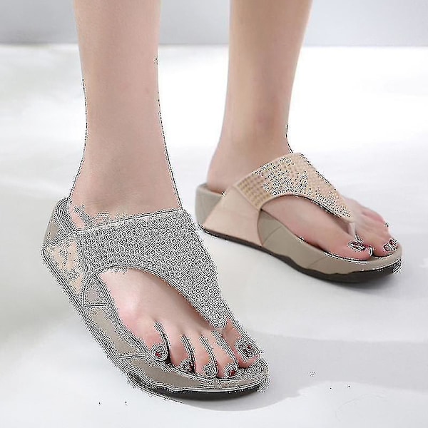Fit Flop Dame Glitter Tå Split Sls WHBYV 39 Apricot