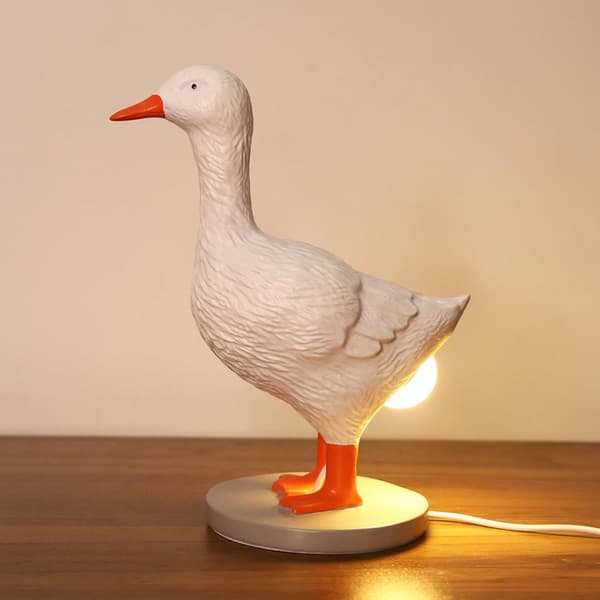 Ande-baklampepynt Hjem stue soverom USB-lampe LED-pynt design kunstdekorasjon