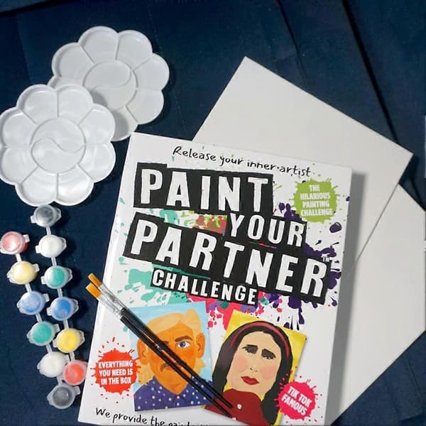 Paint Your Partner Utmaningar Spel Relationsbyggande spel för par för älskare