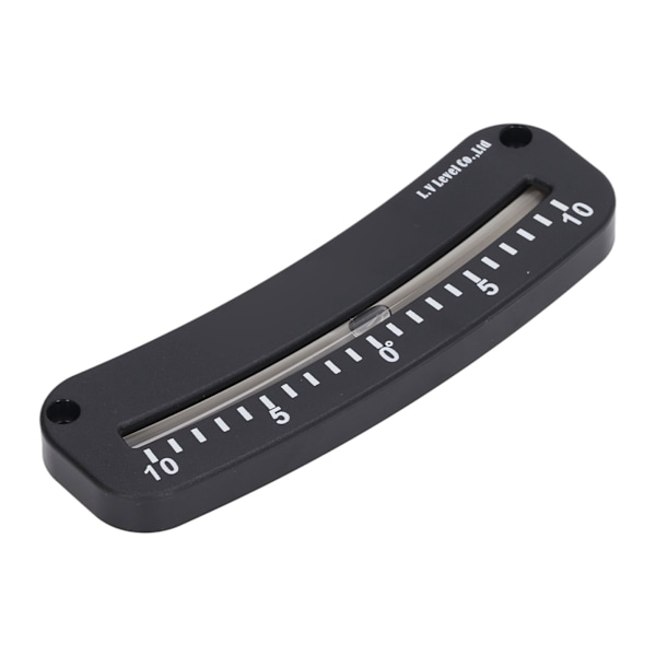 Tube Clinometer Mini Angle Inclinometer -10° to 10° with Mounting Hole and Easy-to-Read Scale