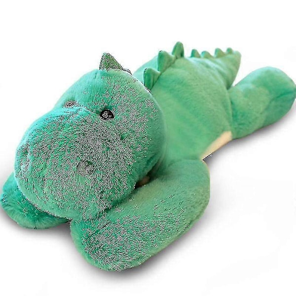 Vektet Angst Dinosaur Plysj Leketøy Kastepute/søt Dinosaur Utstoppede Dyr Dukke For Gutter Jenter-utmerket Green Dinosaur 50cm 19.7 inch