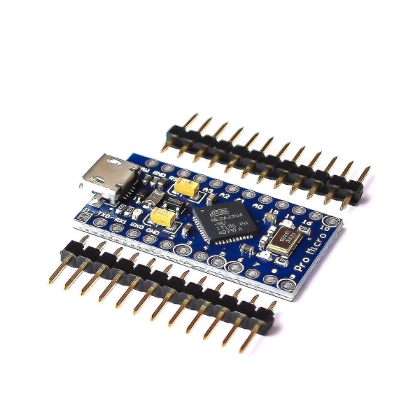 Pro Micro för Arduino Atmega32u4 5v/16mhz-modul med stifthuvud
